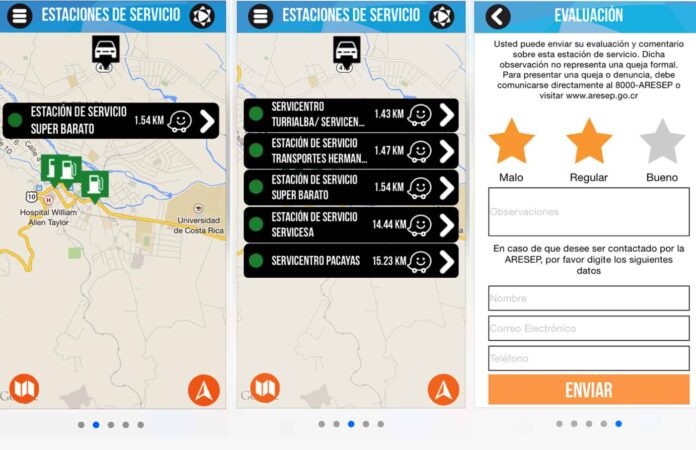 Smartphone App Helps Locate Review Gas Stations In Costa Rica