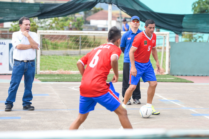 José Luis Monge Fernández (far left) created Costa Rica's homeless football team seven years ago in an effort  to change the fortunes of the country's marginalized. 