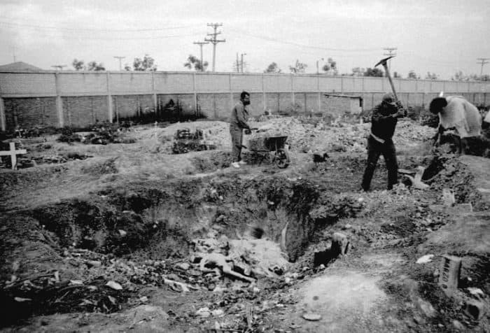 Colombia Justice Palace mass grave, 1986