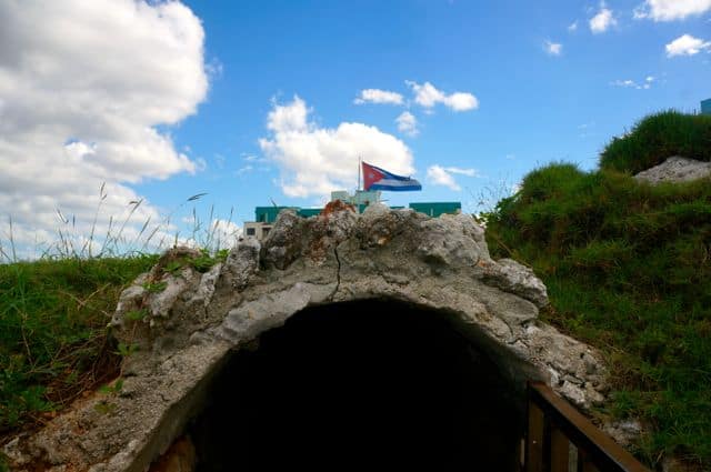 Onsite tunnels were used in espionage efforts during the Cuban Missile Crisis.