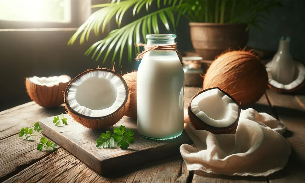 Extract Coconut Milk From a Fresh Coconut