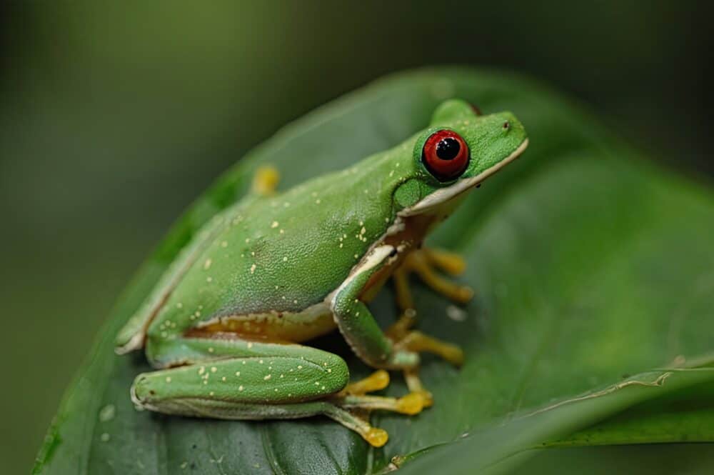 Red Eyed Stream Frog Costa Rica