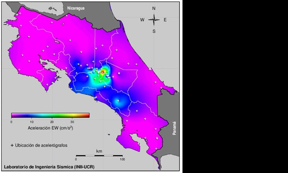 Magnitude4.5 earthquake shakes Costa Rica, with epicenter near the