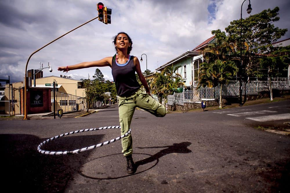 dancer performing in Costa Rica's capital.