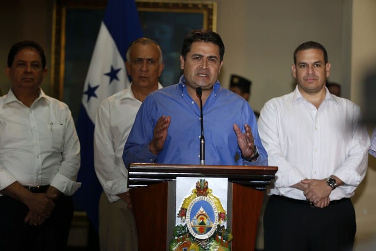 Ex Honduran President Juan Orlando Hernández