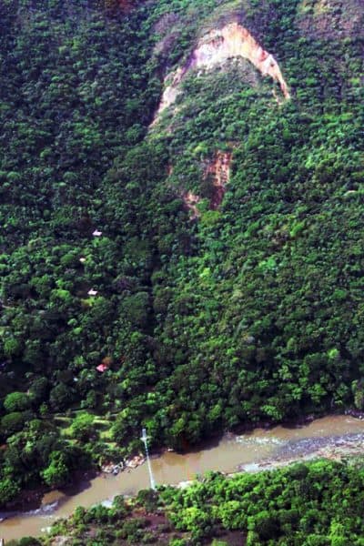 Landslide at Turrubares, San José.