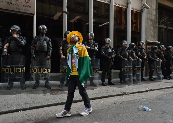 Brazilian police crack down on pre-World Cup protest : The Tico Times ...