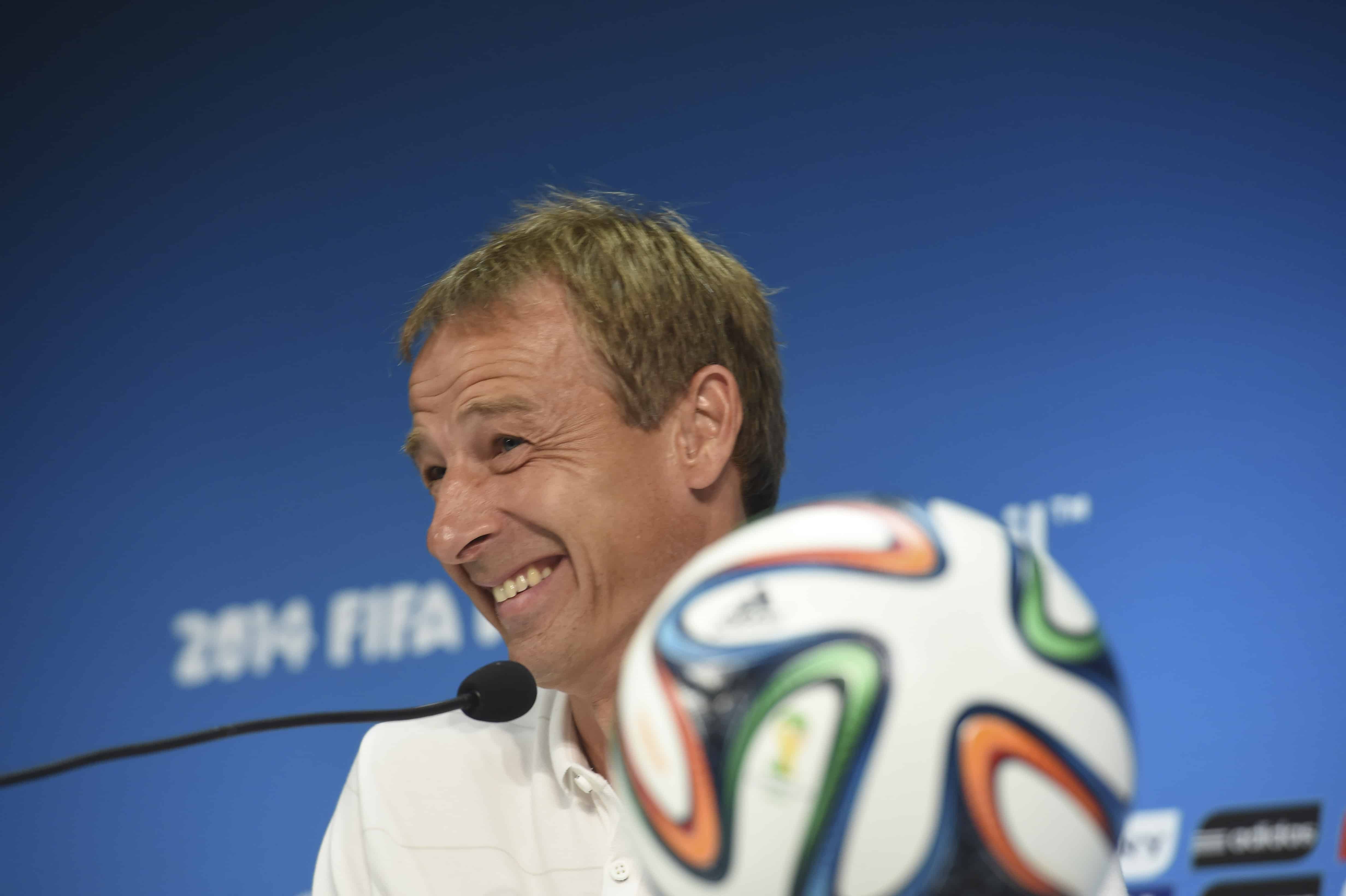 U.S. coach Jurgen Klinsmann.