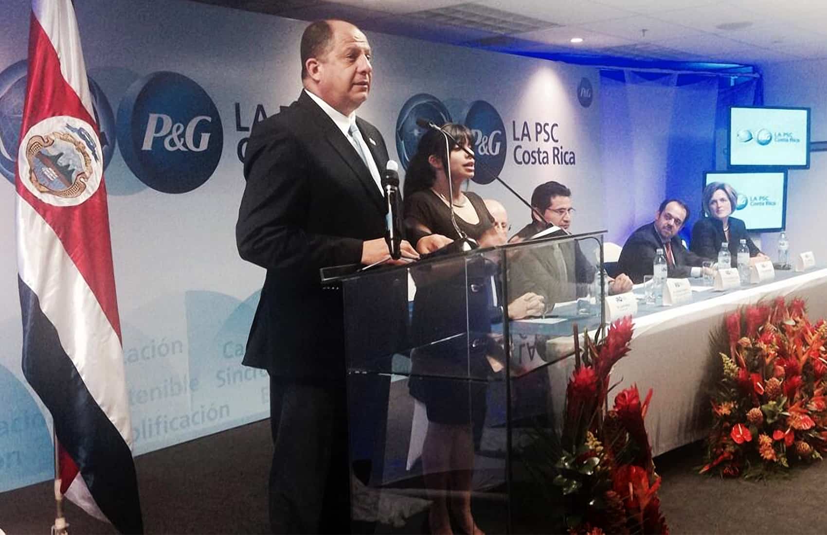 President Luis Guillermo Solís at P&G