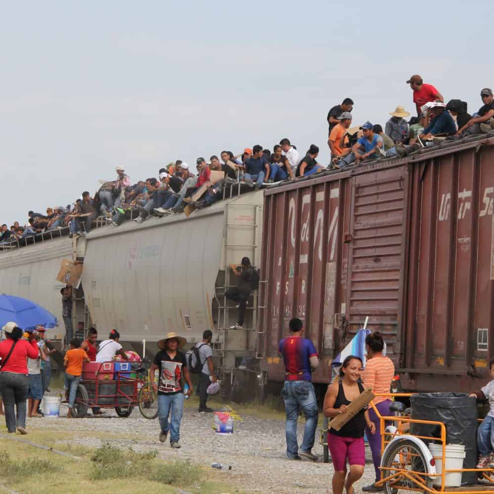 Mexico stops Central American migrants from climbing ‘Beast’ train ...