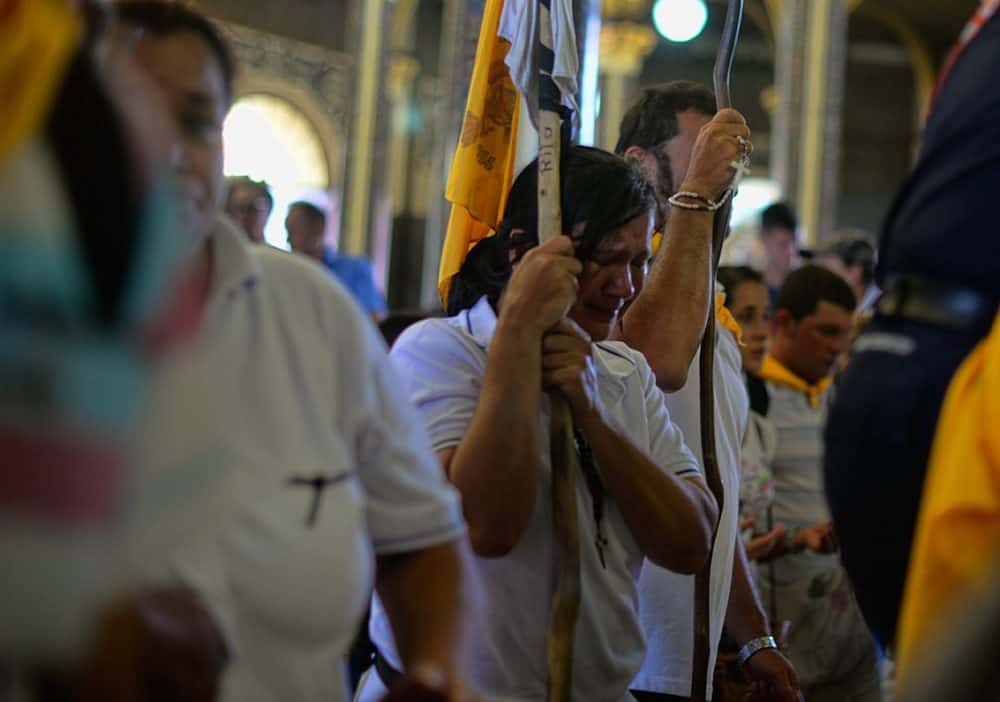 The Costa Rica faithful during the Romeria, the country's largest religious event