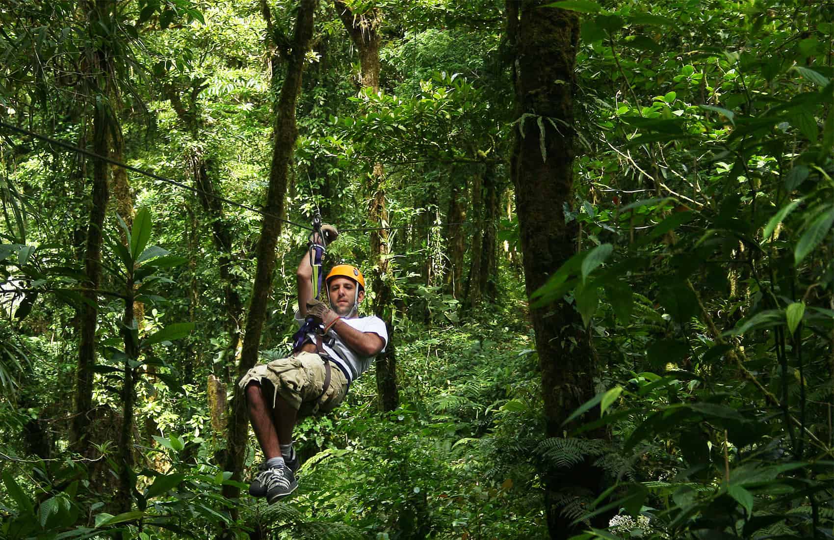 Ziplining at Monteverde