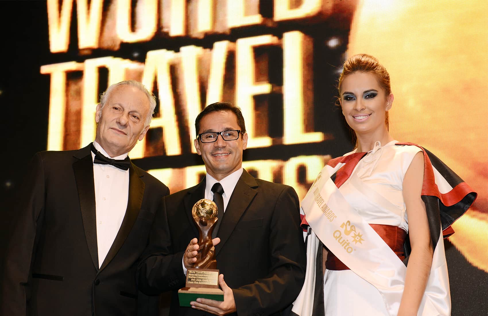 Pablo Solano at the World Travel Awards