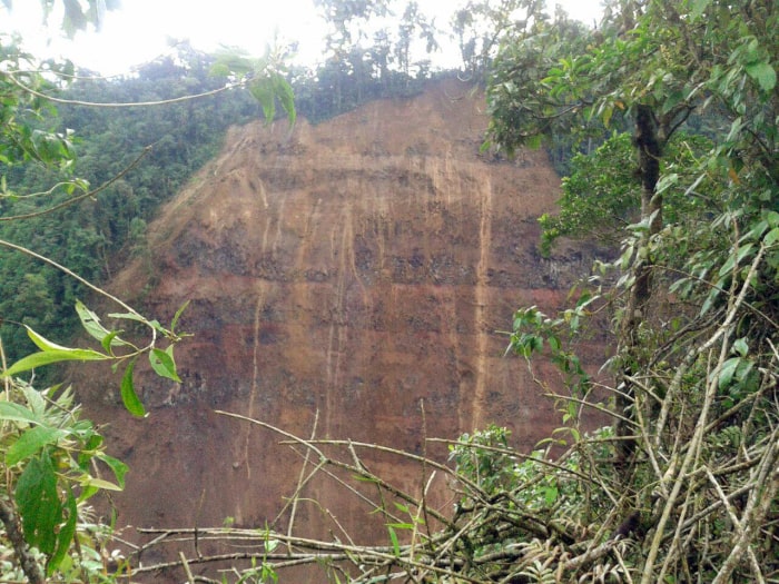 Mudslide at Sarapiquí