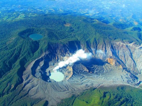 4 unbelievable aerial photos of Costa Rica's Poás Volcano