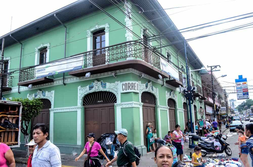 Street scene in Puerto Limón during the annual Carnaval