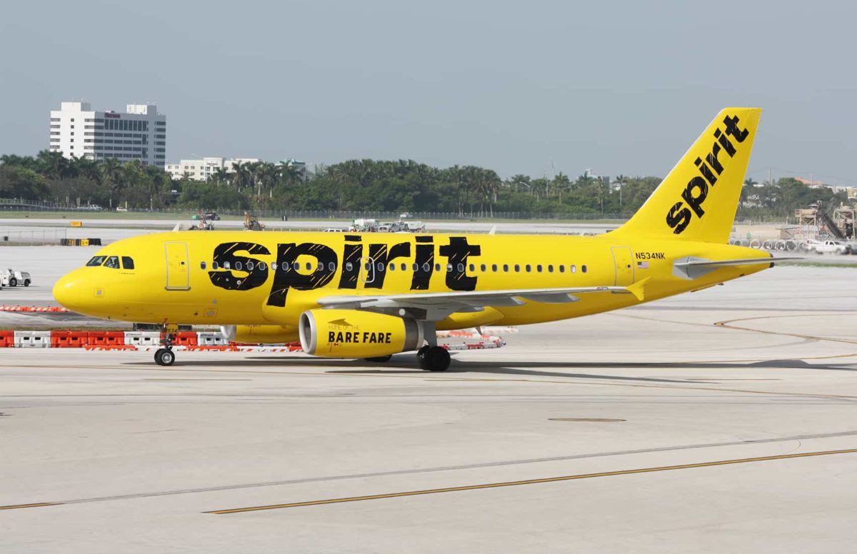 Spirit Airlines A320 aircraft
