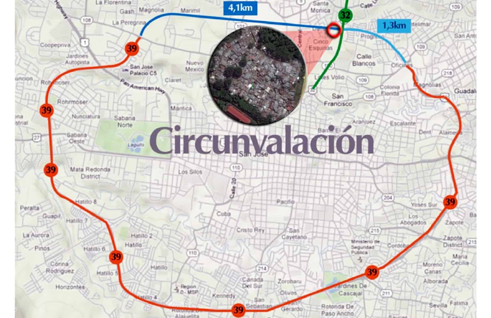 Triángulo de la Solidaridad location