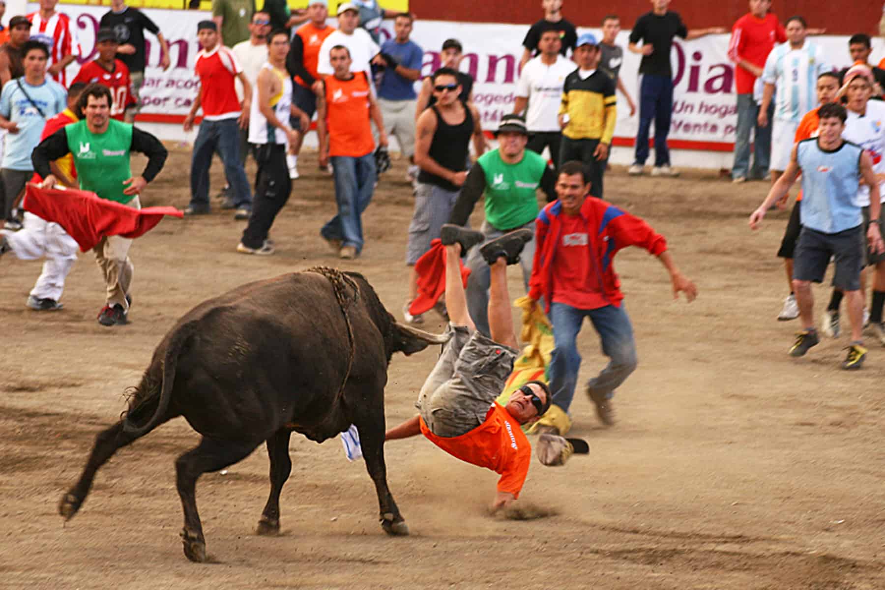 Tico bullfights at Zapote