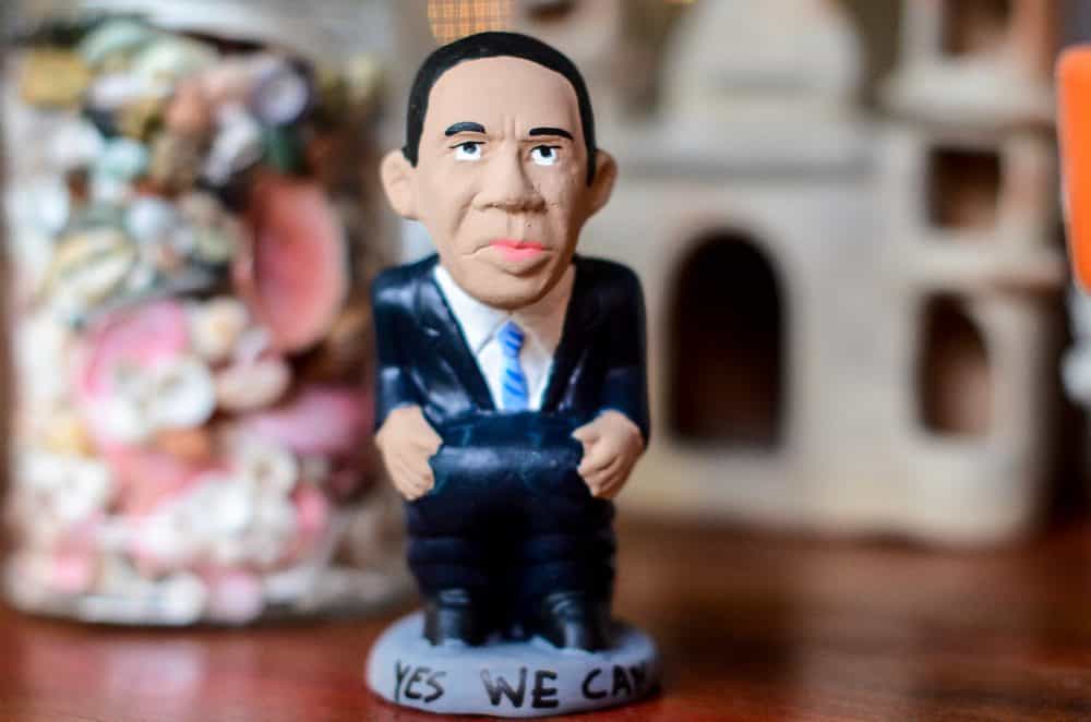 Costa Rica Christmas Nativity Scene with US President Barack Obama 