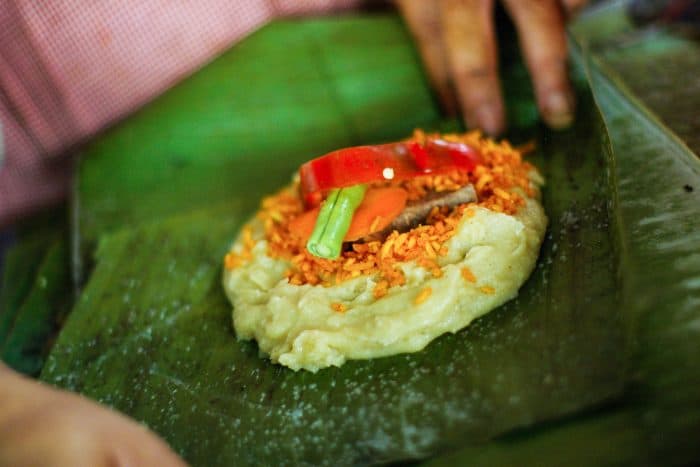 Typical Costa Rica Food called Tamales