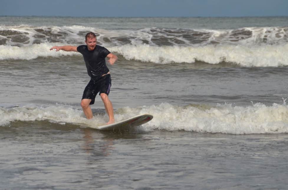 Learning to Surf in Costa Rica