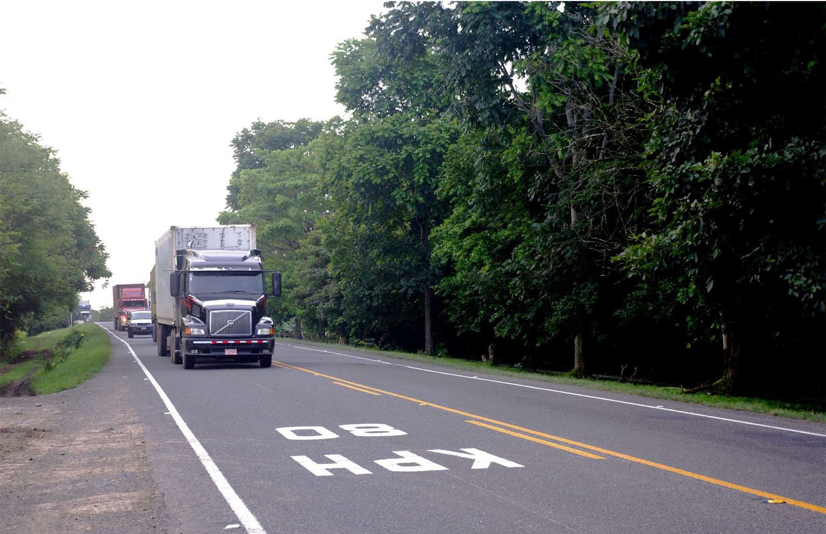 Costa Rica Road Route 32 to Limón