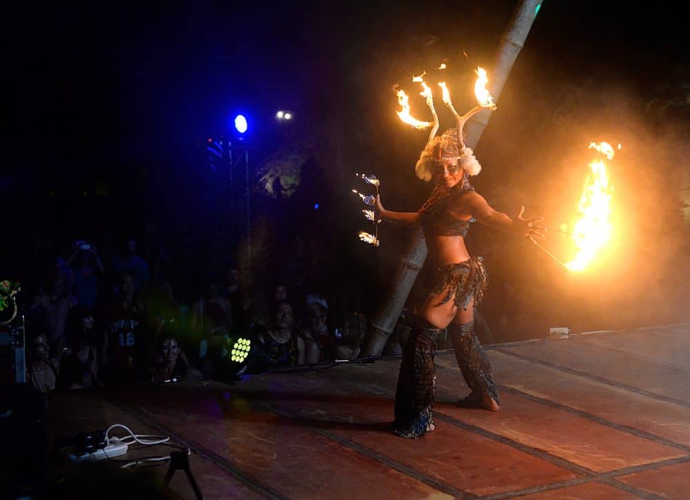 Fire Show at Costa Rica Envision Festival