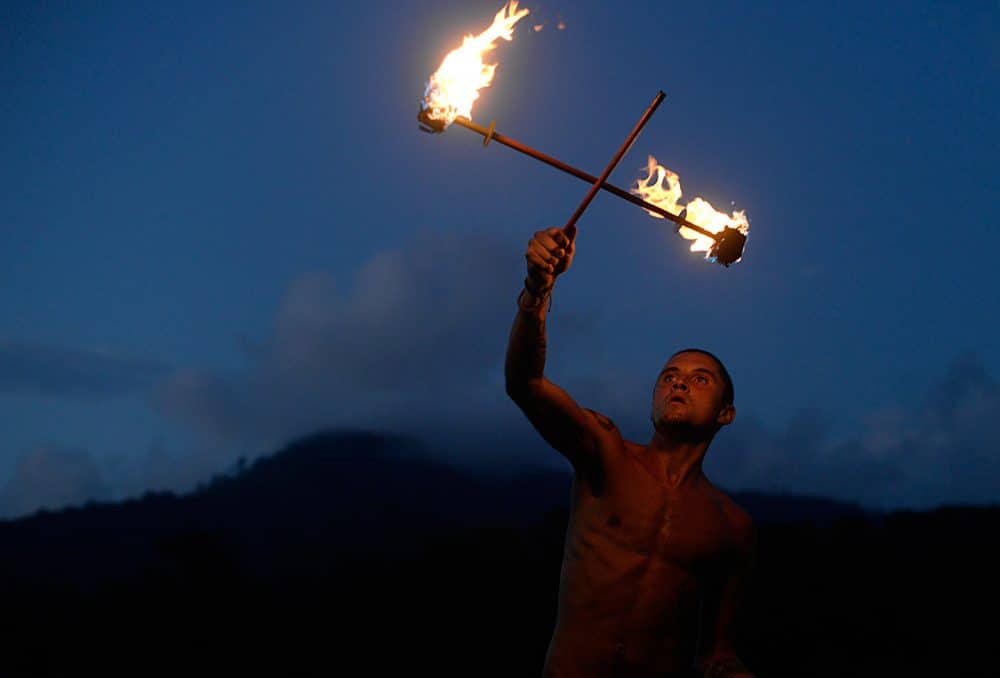 Fire Dancer at Costa Rica's Envision Festival