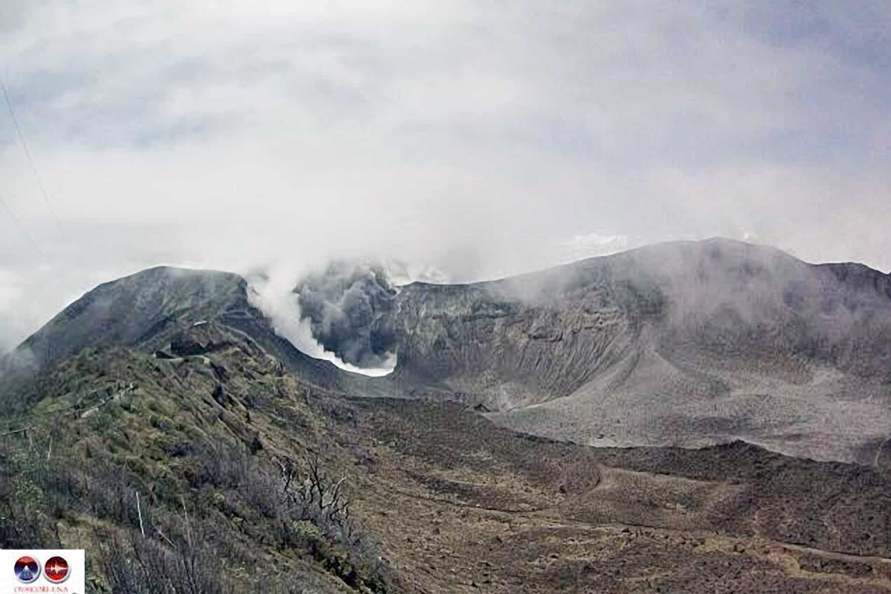 Explotions at Turrialba Volcano, March 8, 2015.
