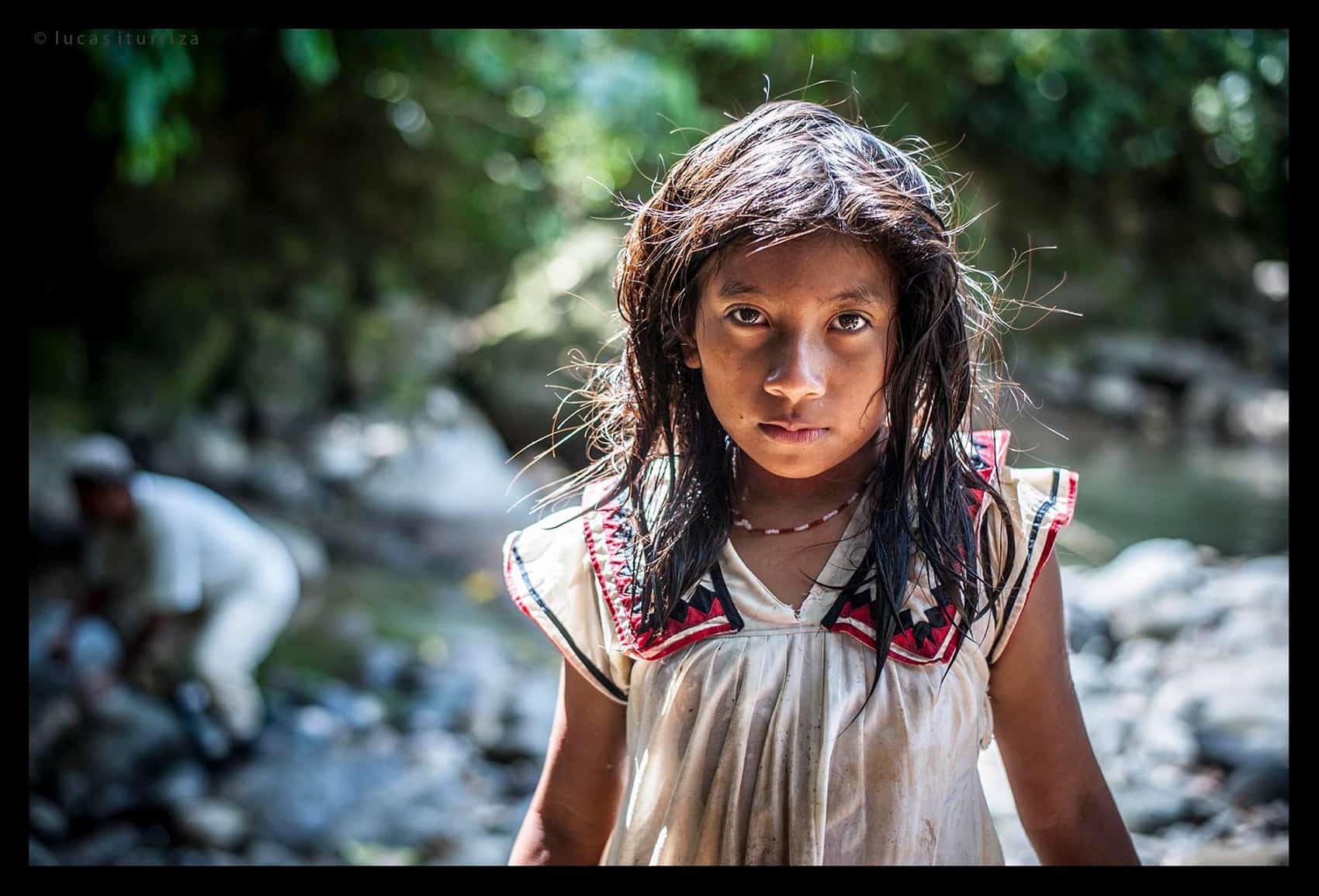 A portrait photo of a Costa Rican girl.