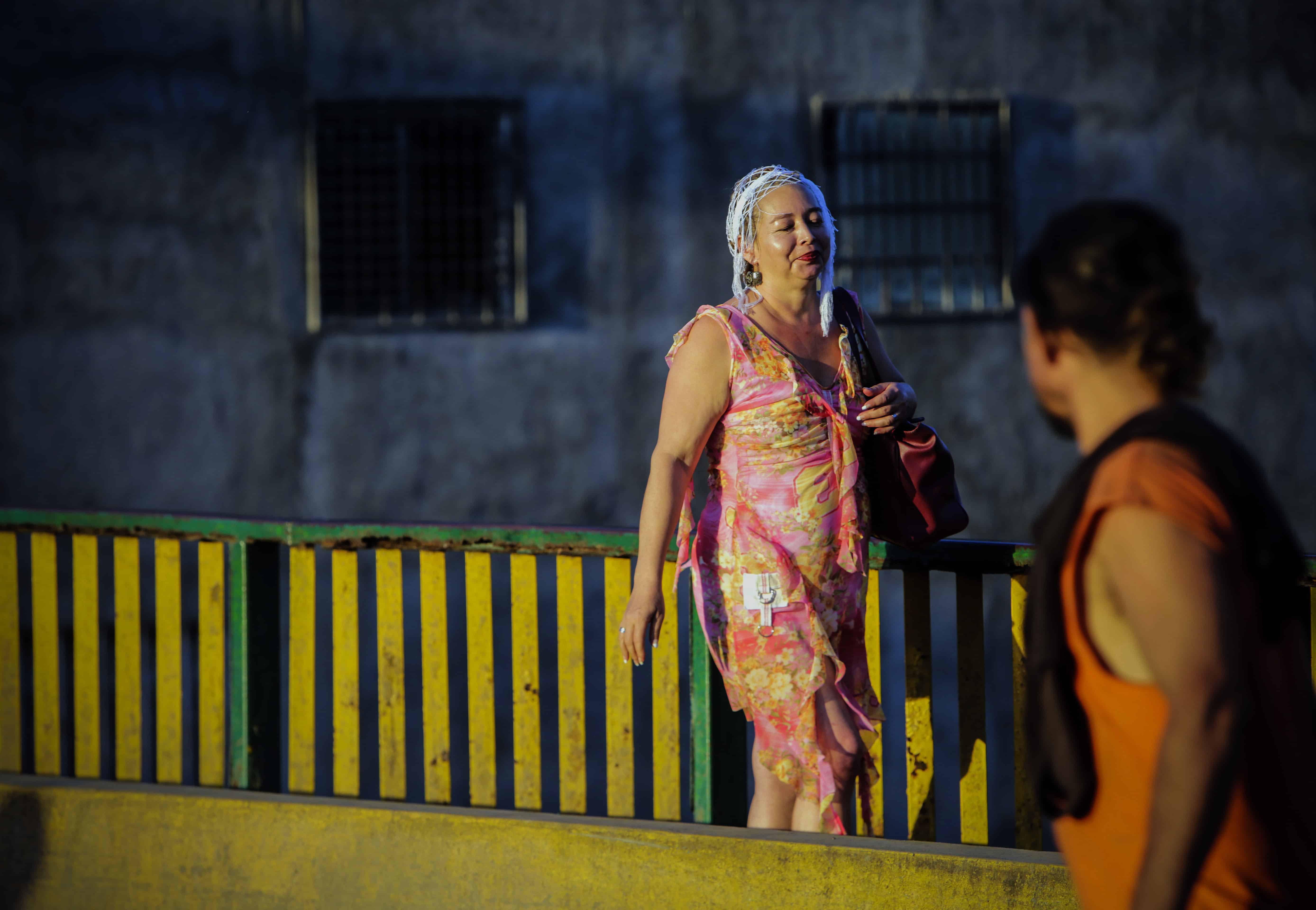 Sex worker Concepcion de Maria Jarquin, 46, waits for clients in Matagalpa's downtown, 125 km from Managua on March 27, 2015. Jarquin and other sex workers applied to the Supreme Judicial Court of Justice to be volunteer court facilitators.