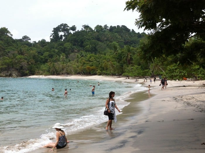 One of the stunning beaches at Manuel Antonio Costa Rica