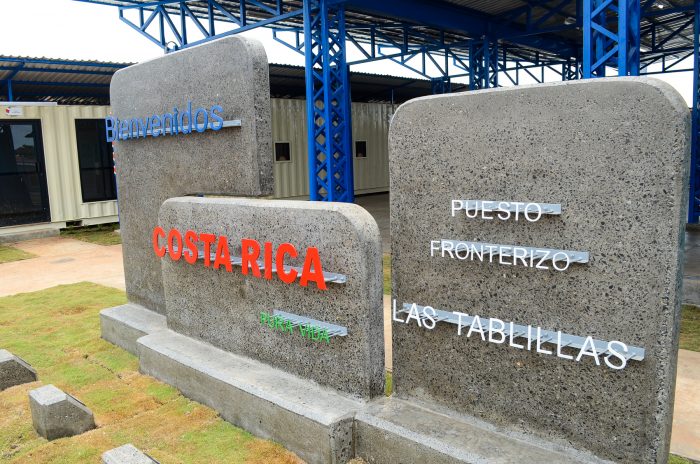 The new Costa Rican customs offices at the Las Tablillas border crossing, near the town of Los Chiles in the province of Alajuela. The new border will be inaugurated May 2, 2015.
