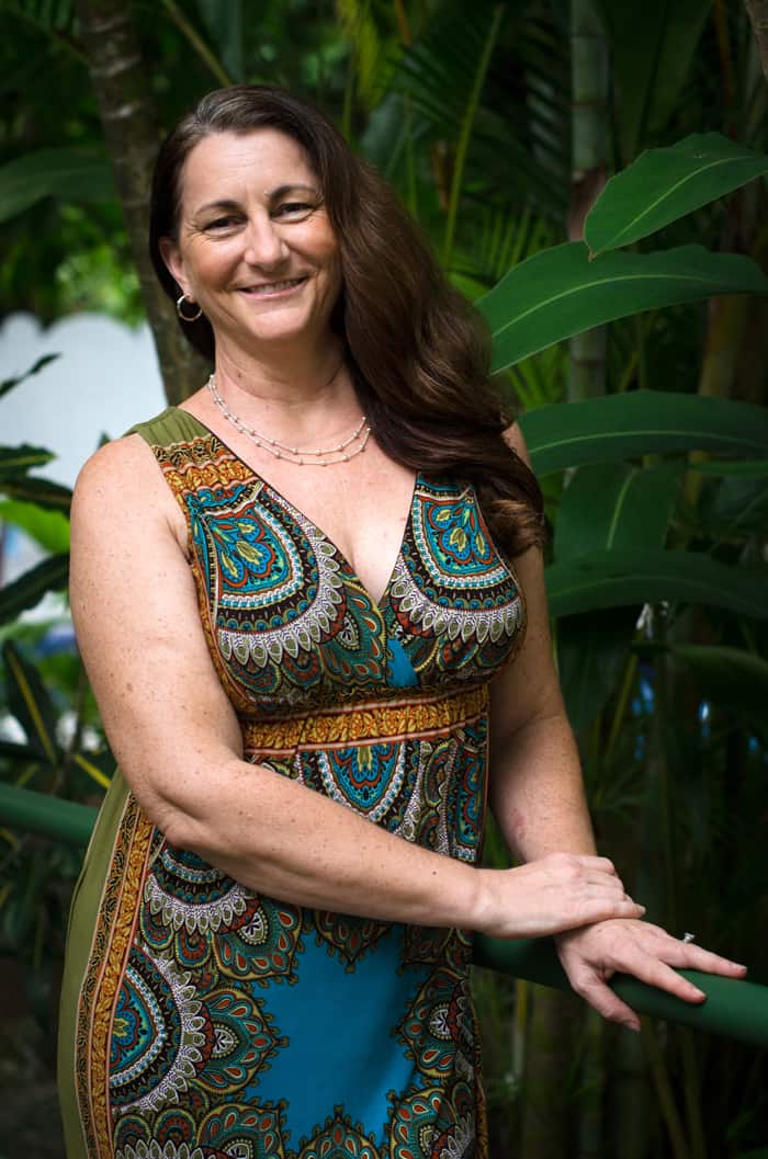 Paige Cain, one of the new owners of the Hotel Mono Azul in Manuel Antonio.