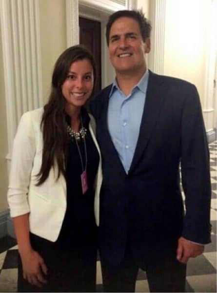 Gabriela Umaña and Mark Cuban