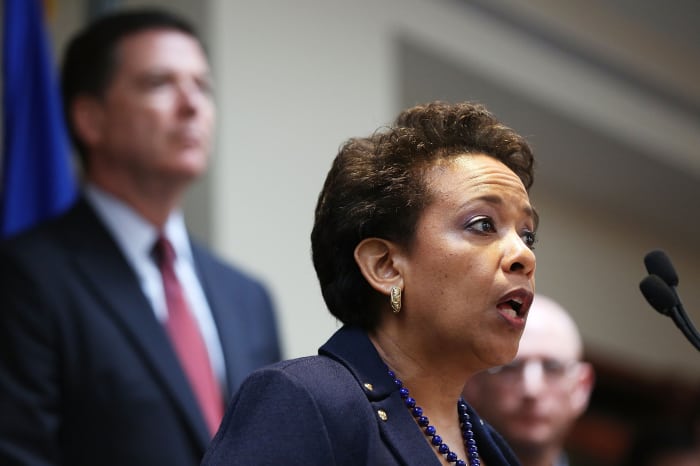 U.S. Attorney General Loretta Lynch.