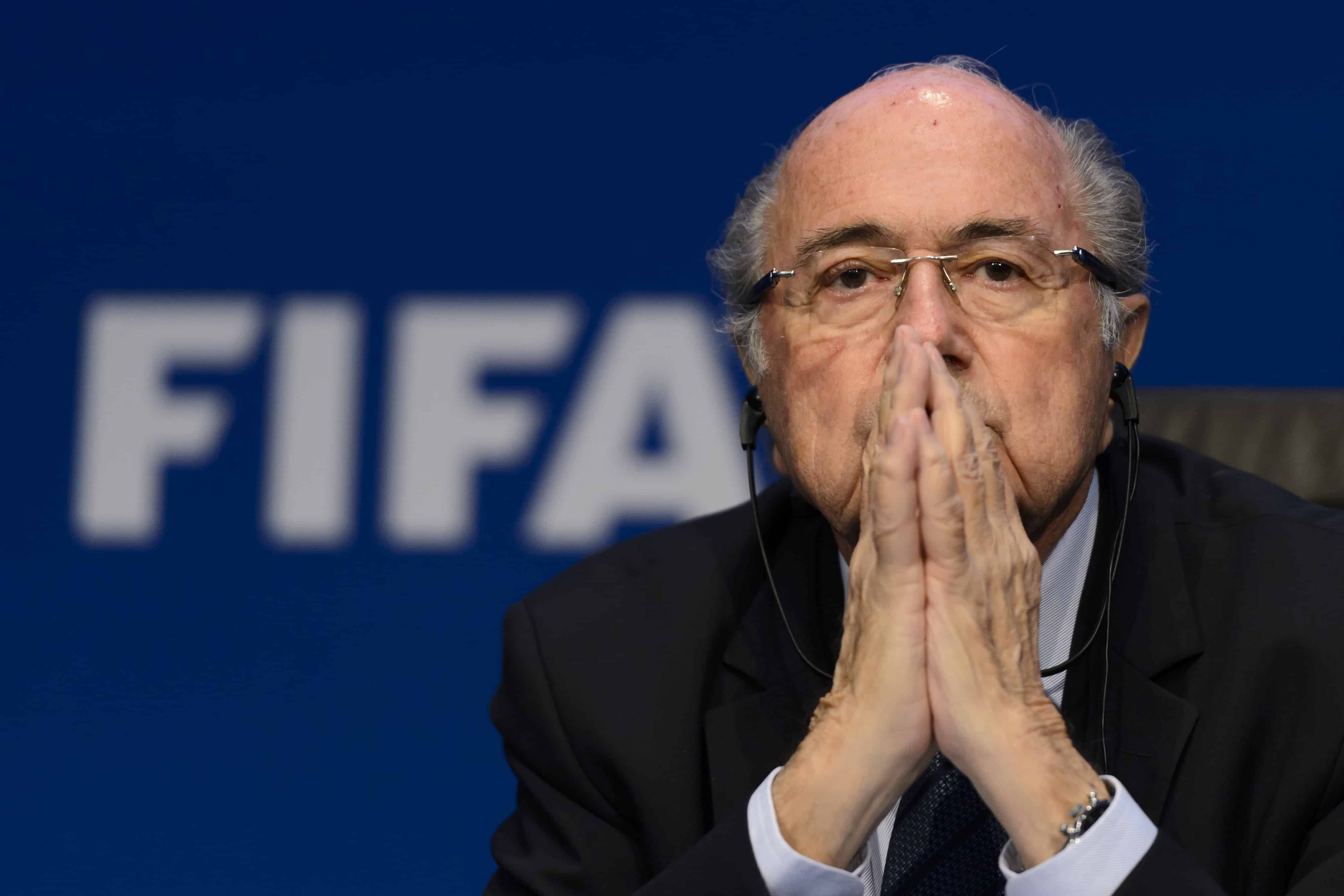 Suspended FIFA President Sepp Blatter