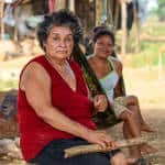 Doña Josefa has lived in a shack all her life, and moves from one place to another because she has never owned a piece of land. Northern Alajuela province, April 29, 2015.