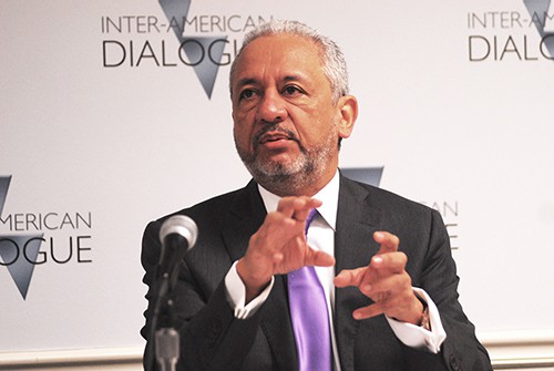 Ricuarte Vasquez, General Electric’s president and CEO for Latin America and the Caribbean, speaks at Washington’s Inter-American Dialogue on bringing down the region’s sky high electricity costs.