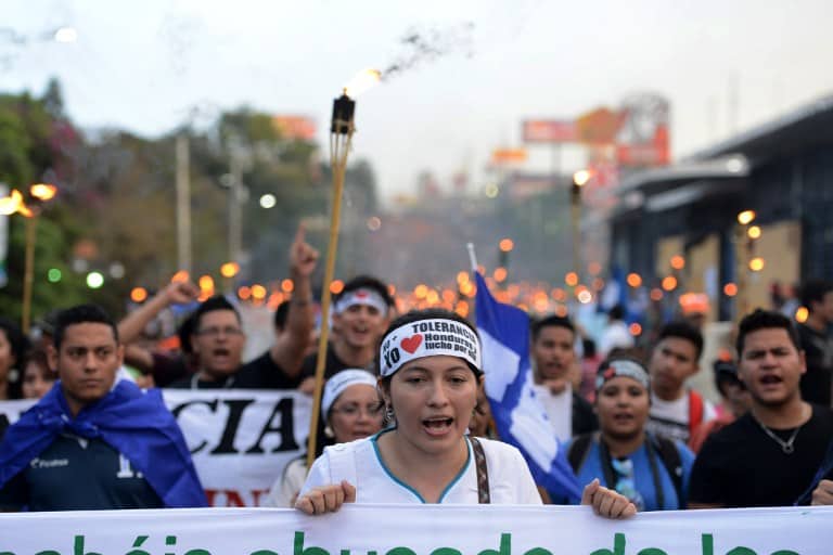 Honduras protest | MACCIH