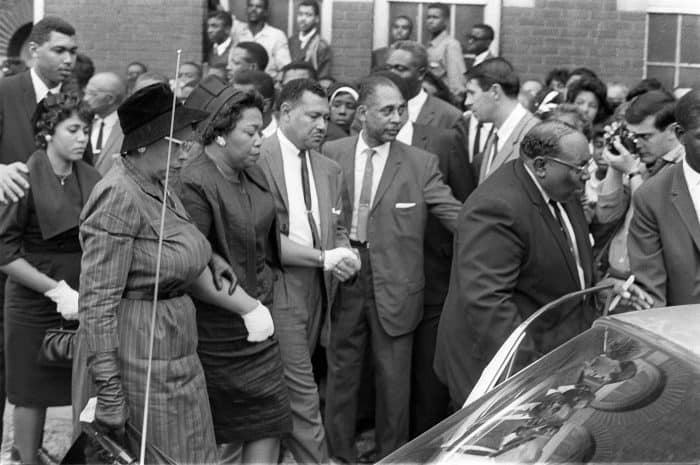 Family members of Carol Robertson, a 14-year-old girl killed in the bombing of the Sixteenth Street Baptist Church in Birmingham, Alabama, on Sept. 15, 1963.