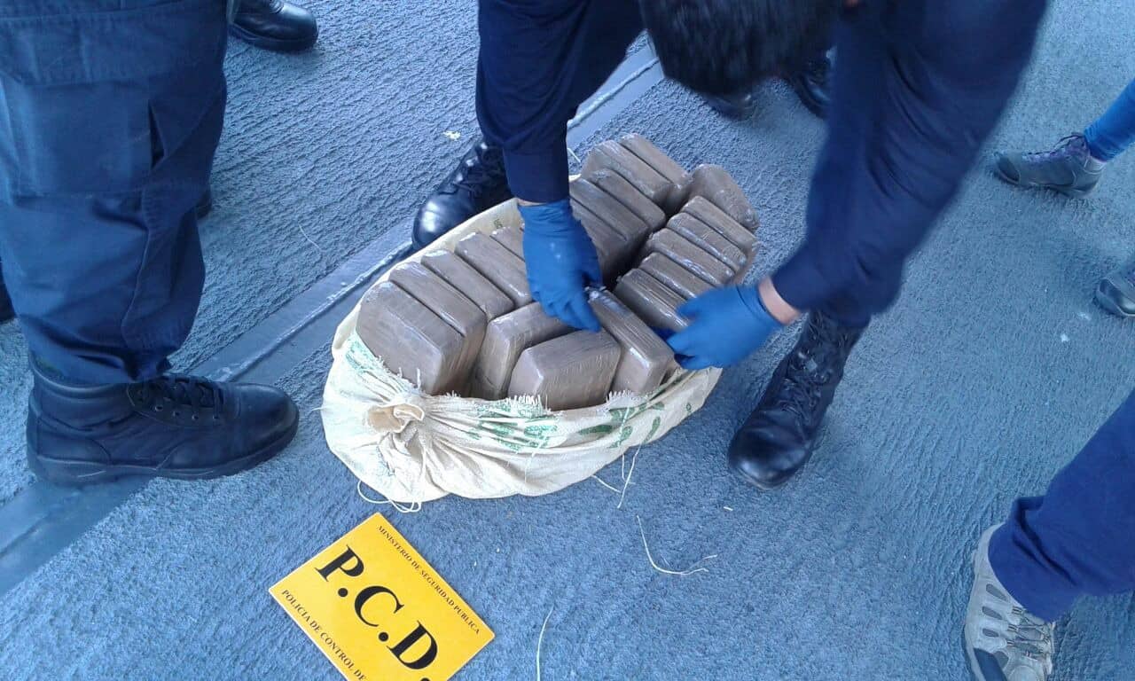 Some of the 1.37 metric tons of cocaine seized off the coasts of Costa Rica and Panama.