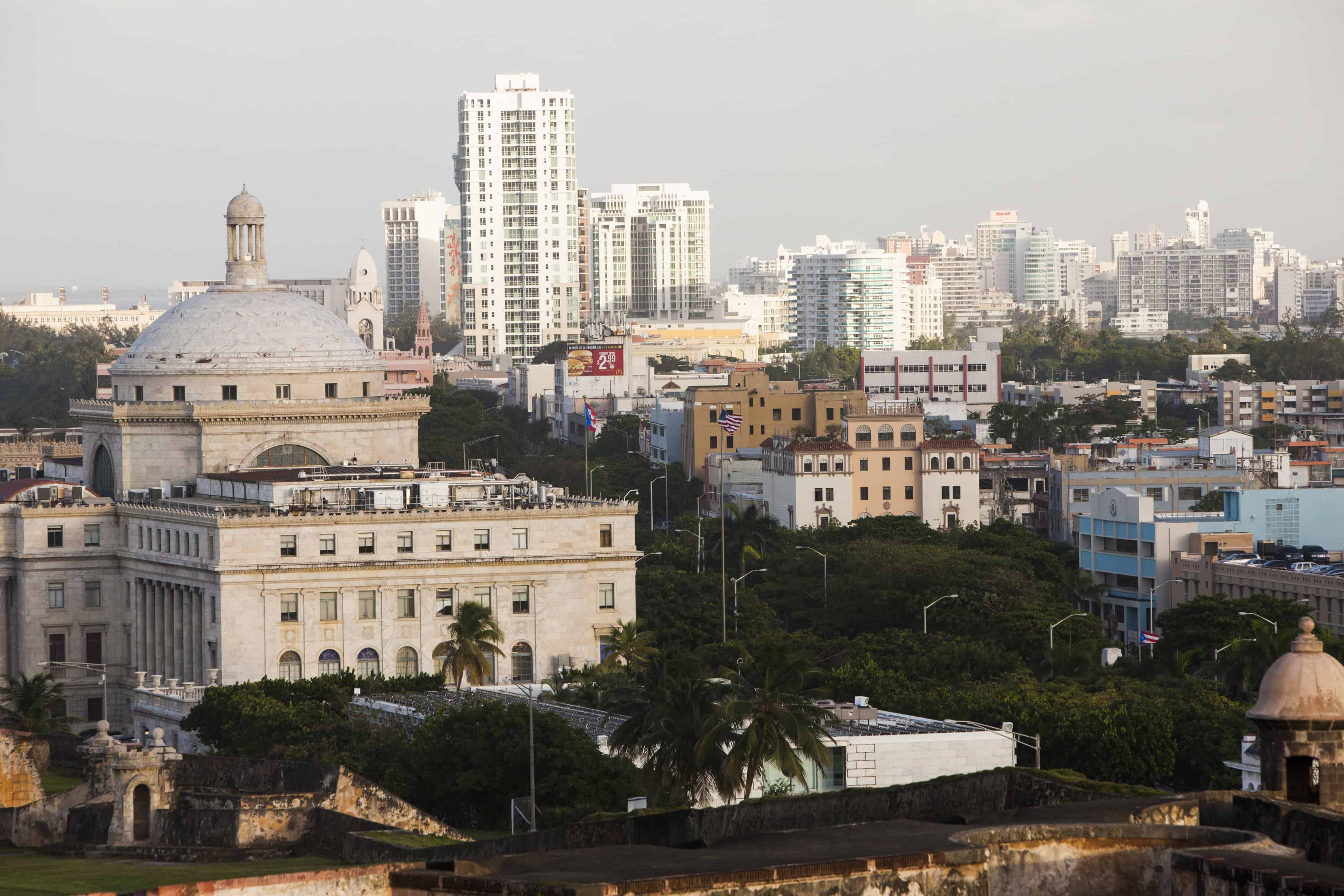 Old San Juan, the center for Puerto Rican tourism.