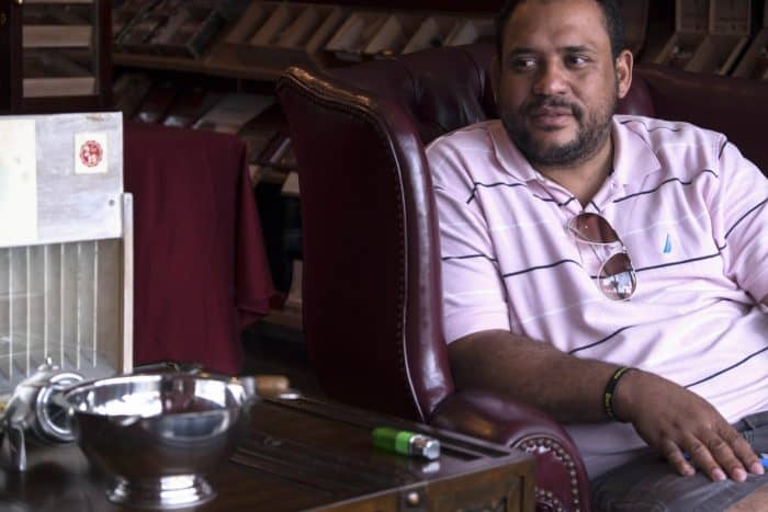 Cigar seller Lazaro Vento hopes the U.S. trade embargo against Cuba will be lifted.