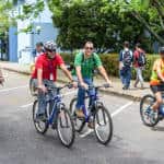 Bicycles were one of the most used vehicles in the university's campus during the 2015 World Environment Day 2015.