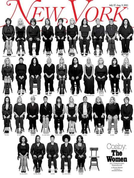 For a cover story this week, New York magazine interviewed and photographed 35 of Cosby's alleged victims