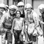 Visitors had a chance to take photos with firefighters at the 150 anniversary of the Costa Rican Fire Department Sunday, July 26, at the Plaza de la Cultura in San José.