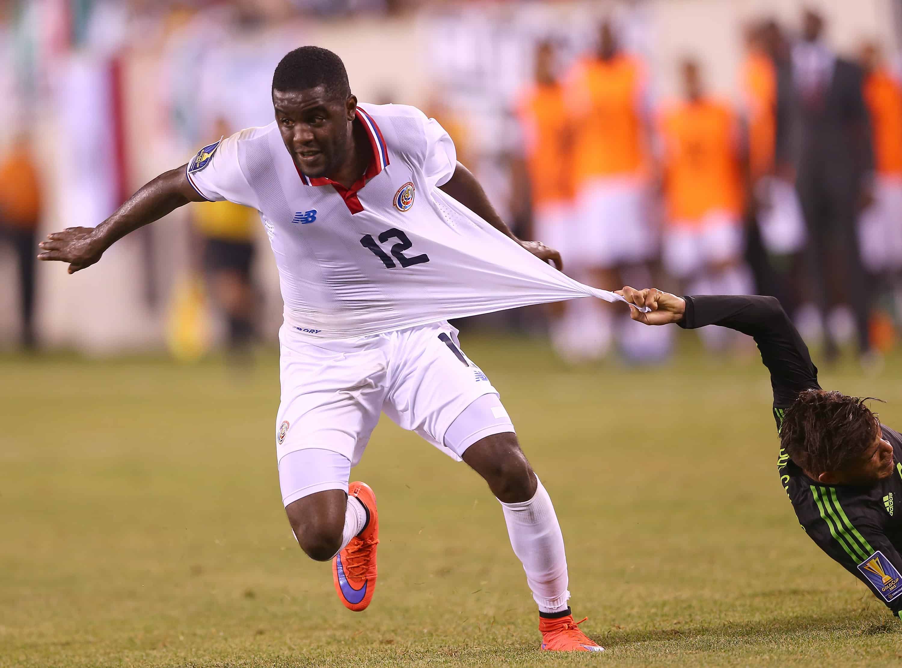 Joel Campbell and Costa Rica head back to New Jersey to play Brazil after their heartbreaking CONCACAF Gold Cup loss to Mexico on July 19 in East Rutherford.