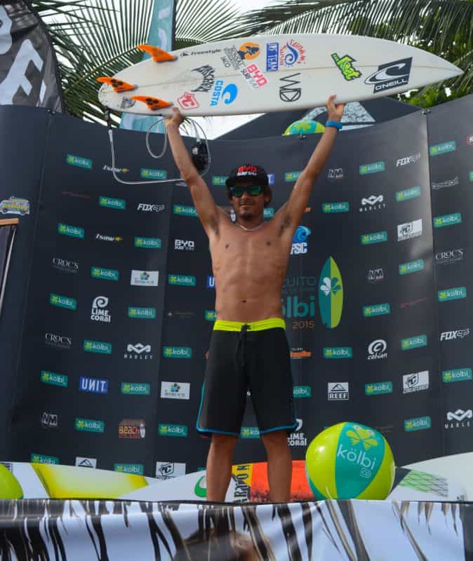 Jason Torres at the 2015 Grand Reef Final in Playa Hermosa, July 19, 2015.